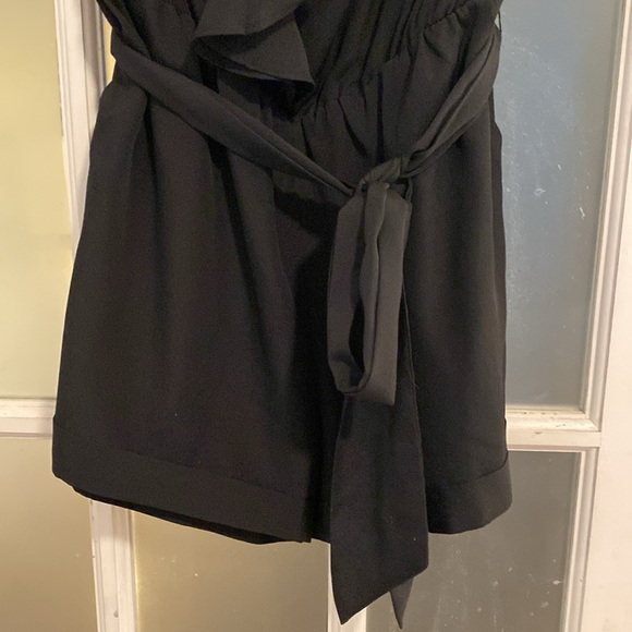 Express Black Strapless Romper - Picture 3 of 4